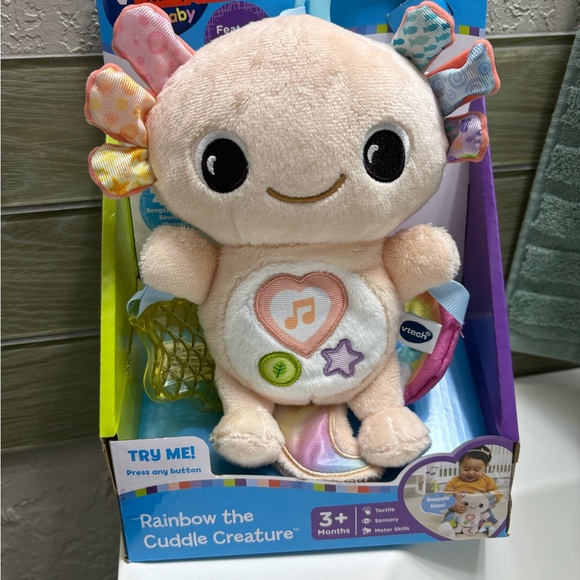 vtech Other - Cuddle Buddy Plush Toy - Cream and Multicolor